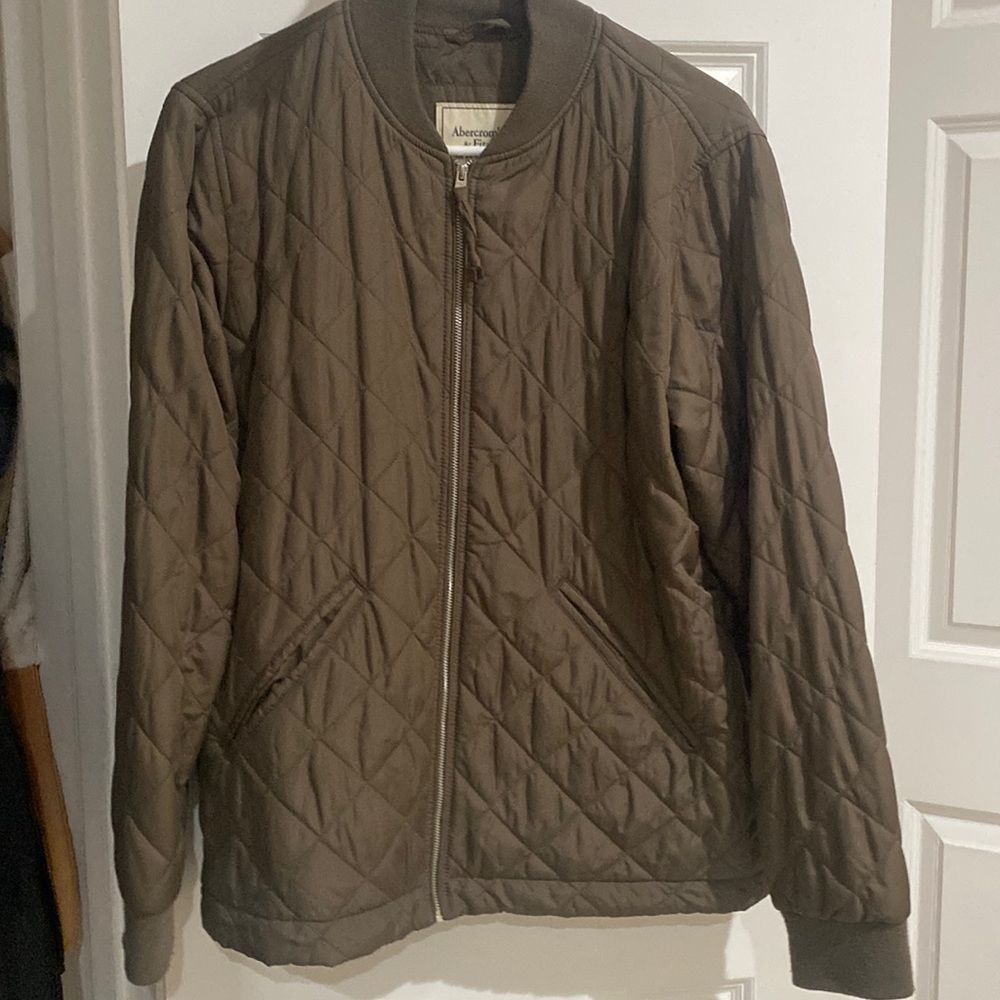 Abercrombie Olive green jacket